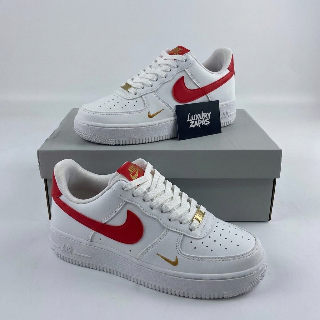 AF1 07 - WHITE RED